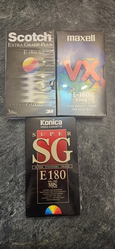 Blank vhs tapes - vhs,