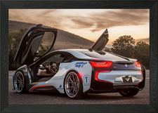 BMW i8 Coupe Roadster Framed