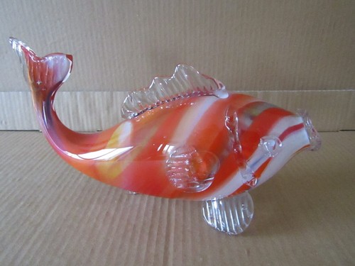 Marano glass fish ornament - marano,