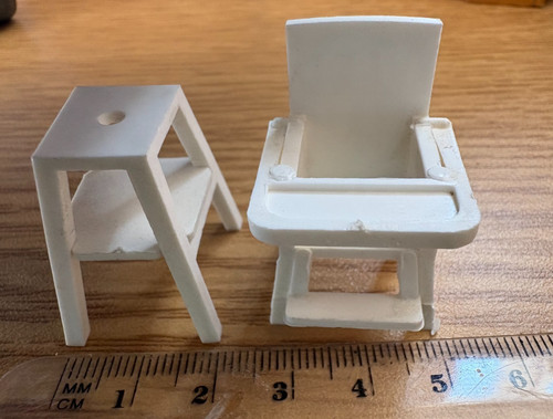Doll house furniture vintage