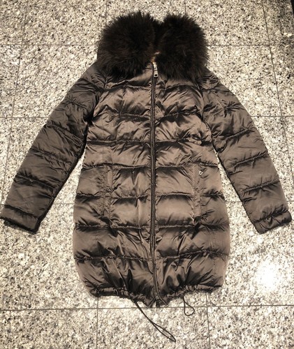 Prada brown nylon down - brown,
