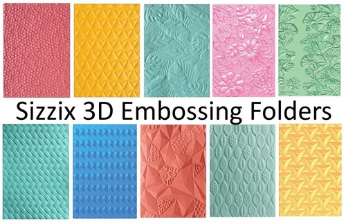 Sizzix textured impressions - textured, 3d