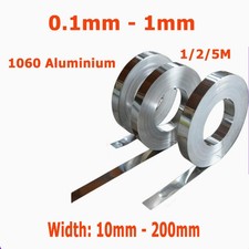 Aluminium Strips Metal Sheet Tape 0.1mm-1mm Thick Foil Band Roll Various Sizes