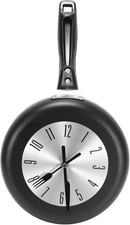 8 Inch Frying Pan Design Hanging Wall Clock Kitchen Metal Clock,Themed Wall Wat