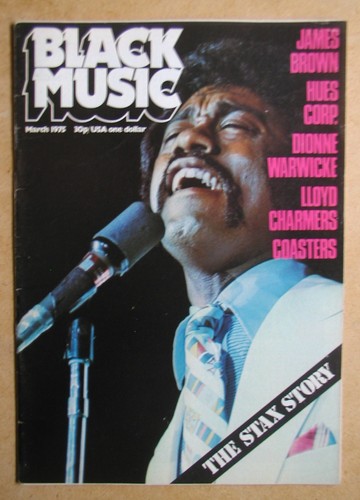 Black music magazine march - black,