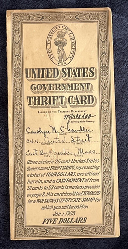 Govt war savings - govt,