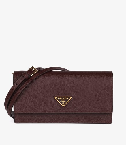 Prada burgundy saffiano - prada,