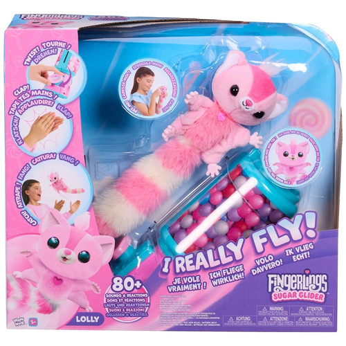 Fingerlings sugar glider plush - glider,