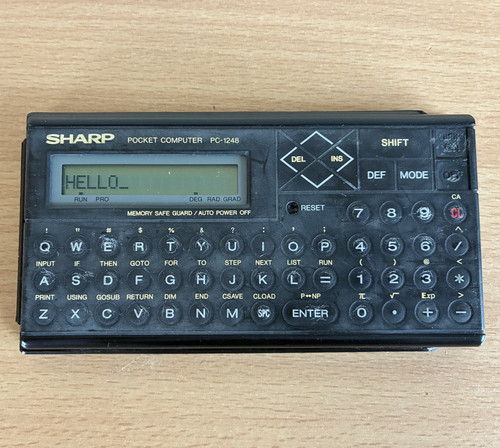 Sharp pocket computer - sharp,