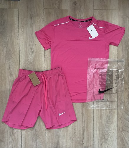 Pink nike miller short set - short,