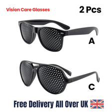 2x Pinhole Glasses Eyes