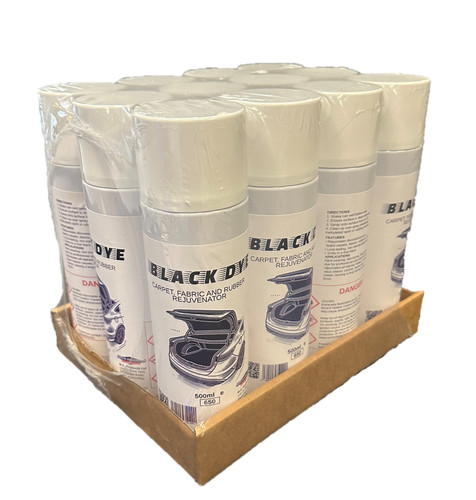 Black carpet dye aerosol for - dye,