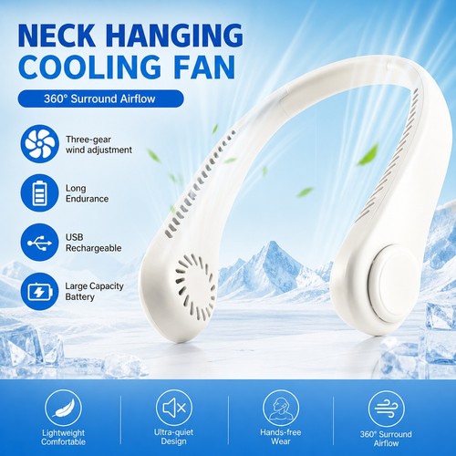 Neck fan hands - hands, bladeless