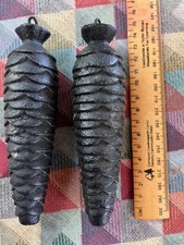 A Pair of cast iron cuckoo