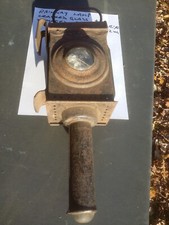 Vintage railway carriage lamp