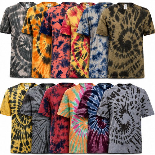 Pack mens tie dye shirt - 4,
