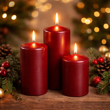 Pillar candles table - candles,