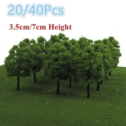 40pcs miniature model trees - miniature,