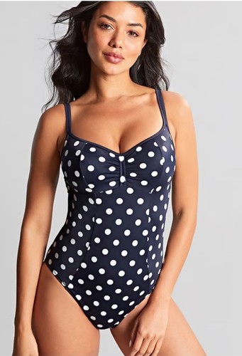 Panache anya riva navy spot - navy,