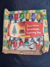 Vintage Sunshine Christmas Tree Lights
