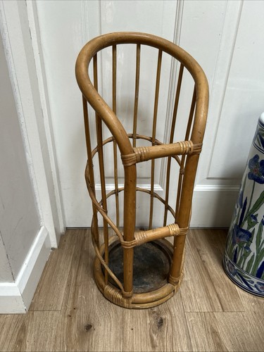 Vintage bamboo umbrella - bamboo, stick