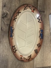 VTG Western Tin Steak Plate