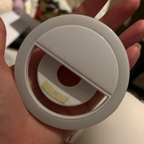 White led ring light clip - ring,