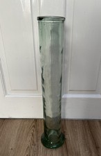 Vintage tall heavy - thick, glass