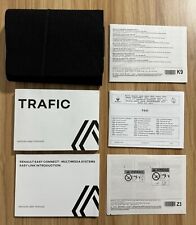 RENAULT TRAFIC OWNERS MANUAL HANDBOOK SERVICE BOOK WITH WALLET 2021-2025 GENUINE
