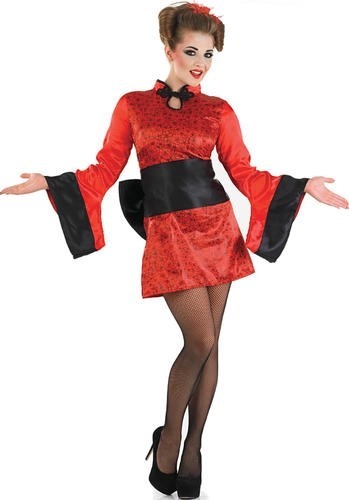 Adults ladies red geisha - adults,