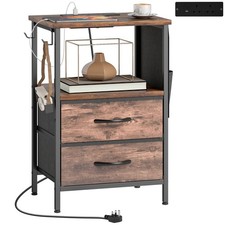 HOMCOM Slim Side Table with