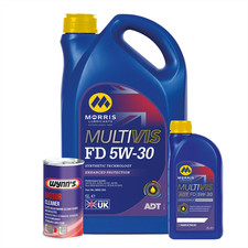 Morris 5w30 Fully Synthetic Engine Oil 6L SL/CF ACEA A5/B5 + Engine Flush