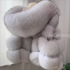 Women Fur Vest Hooded Farm