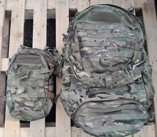 BRITISH MTP VIRTUS 90L Mk1 Bergen + 17L ASSAULT PACK Daysack SET VGC Rucksack 