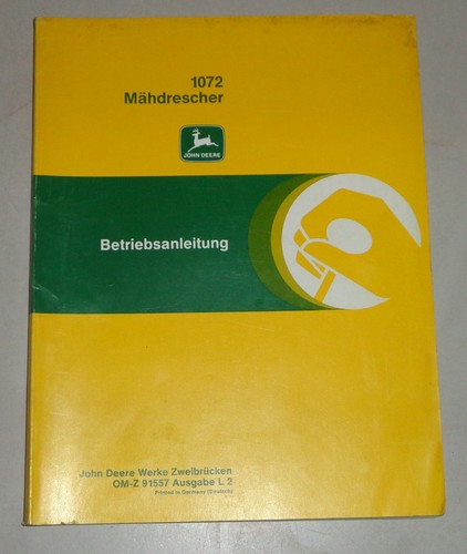 Operating instructions - operating,
