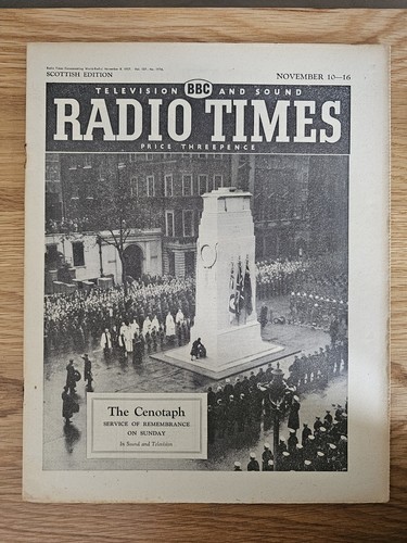 Radio times cenotaph and - times,