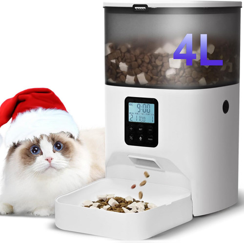 Automatic cat feeder timed - automatic,