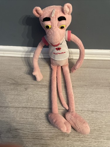 Vintage pink panther - panther, plush