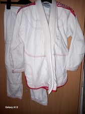 Kids Gi Jiu Jitsu Uniform In Size 3. White Good Condition