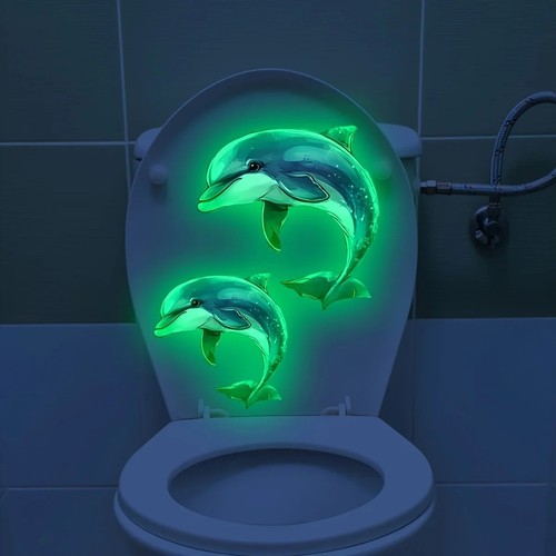 Luminous dolphin toilet - luminous,