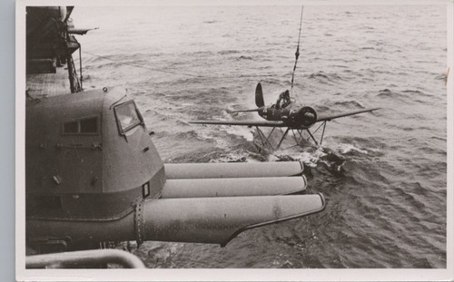 Postcard arado 196 onboard - postcard,