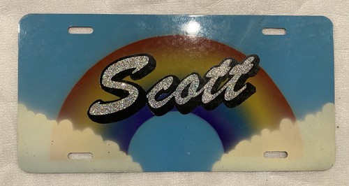 Scott decorative license - “scott”,