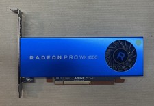 AMD Radeon Pro WX 4100 | 4GB GDDR5 | 4 x Mini DP | Graphics Card Low Profile