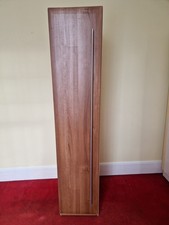 Wardrobe Slim Brown with One Shelf & One Door L380mm ×D560mm ×H1850mm