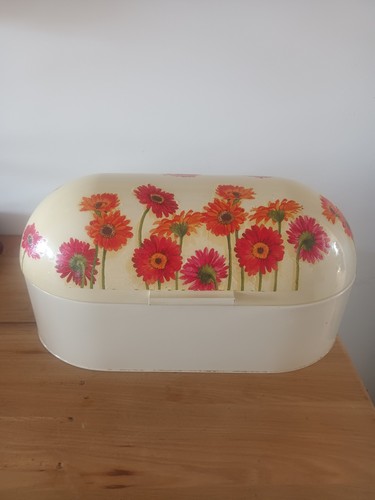 Vintage large bread bin - large, metal