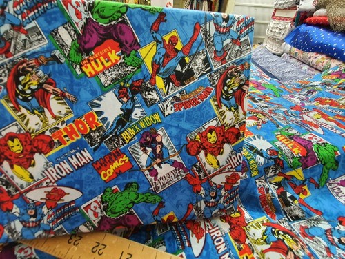 Marvel comics superhero fabric - comics,