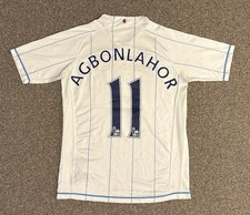 Kids Aston Villa 2007/08 Away Shirt, XL, AGBONLAHOR #11, Very Good Condition