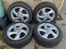 4 X Peugeot  307/ 307CC 206 15" SIROCCO alloy wheel&195 55 R15 Tyres