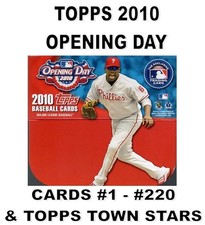 TOPPS 2010 OPENING DAY
