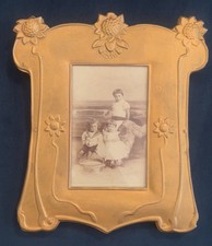 Stunning Original Art Nouveau Gilded Wood Picture Frame c.1900